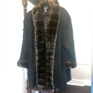 SOLD.           Vintage Dennis Basso wool coat